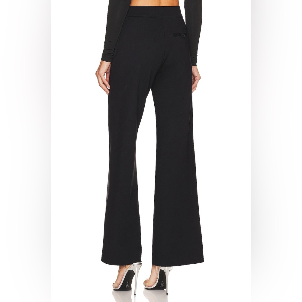SPANX Perfect Fit Ponte Wide Leg Pant in Classic Black Small Petite - Picture 2 of 8